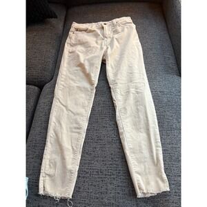 PRINCIPLE Denim Innovators Women Size‎ 28 Beige Corduroy Straight Leg Jeans